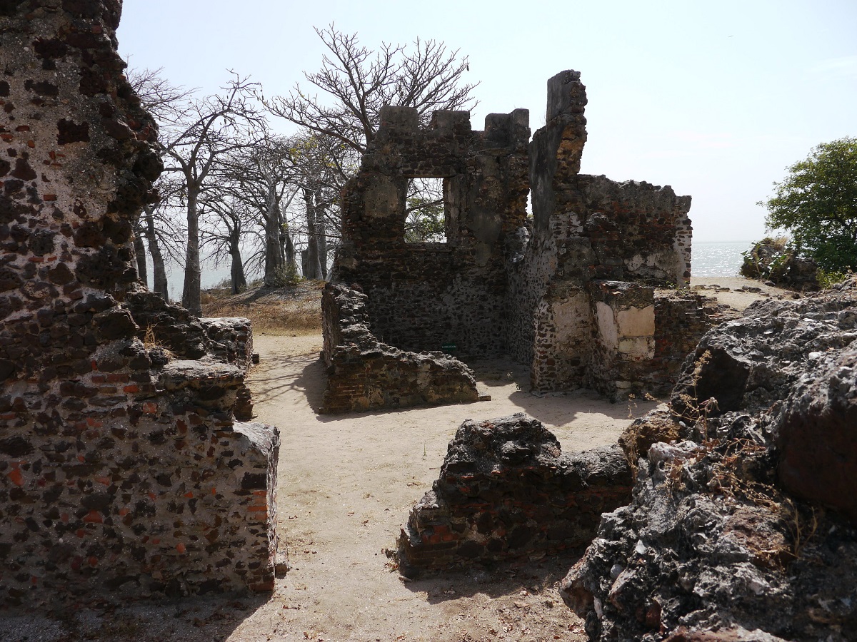 The remains of slave dungeons