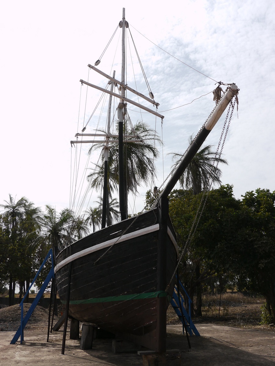 A replica slave ship