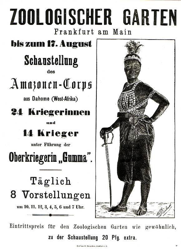 an old ad for a show in France