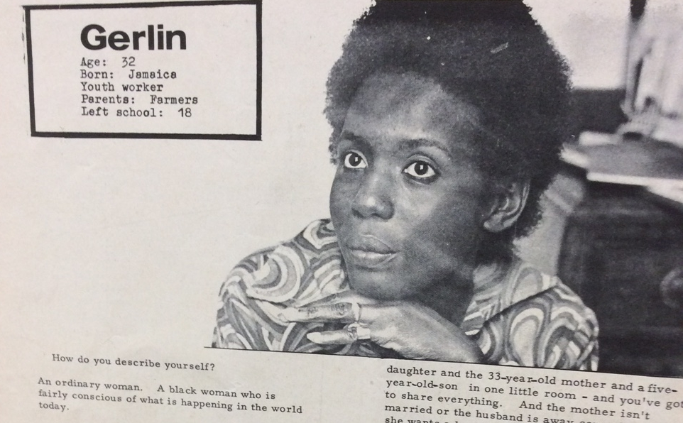 A page of an interview transcript